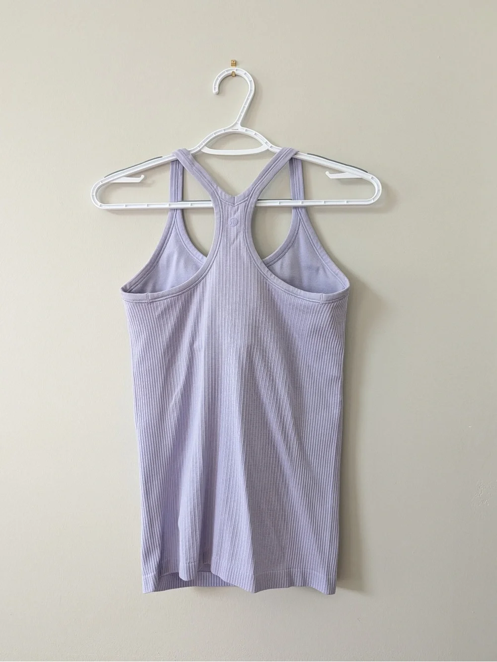lululemon athletica Light Lavender Ribbed Racerback Tank